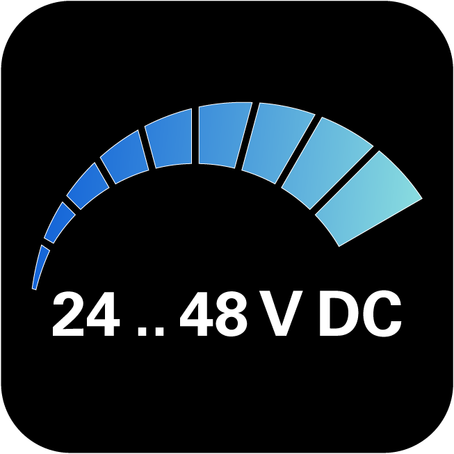 Die Direktantriebe PSD 4xx können wahlweise mit 24 Volt- oder 48 Volt-Technologie betrieben werden
